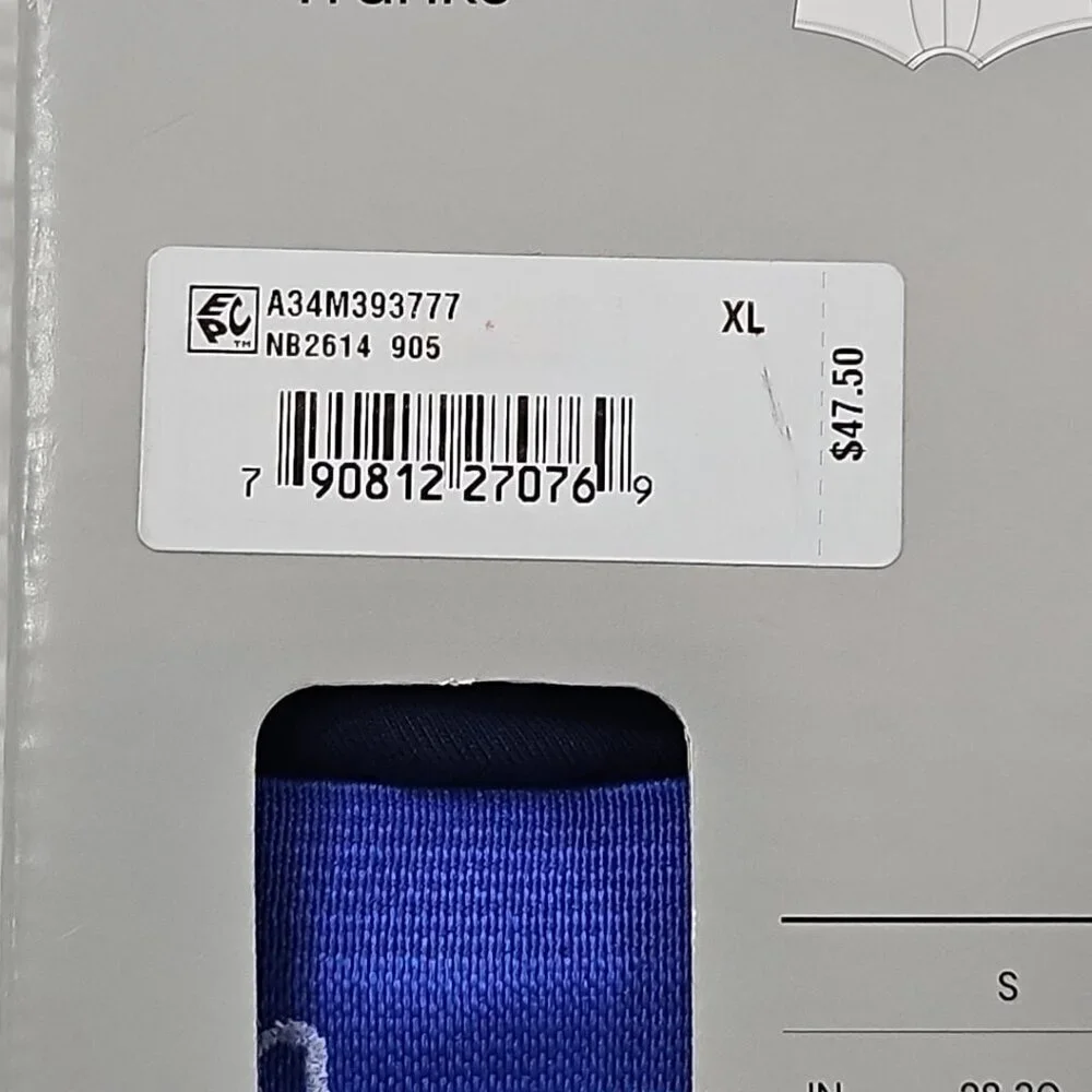 Calvin Klein Low Rise Trunk (3) Three Pack XL 40-42 Blue Classic Fit‎ New In Box